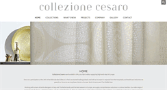 Desktop Screenshot of collezionecesaro.com